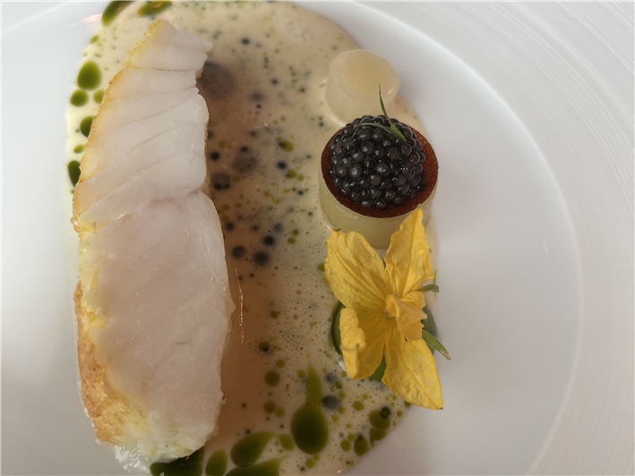 turbot with its sauce